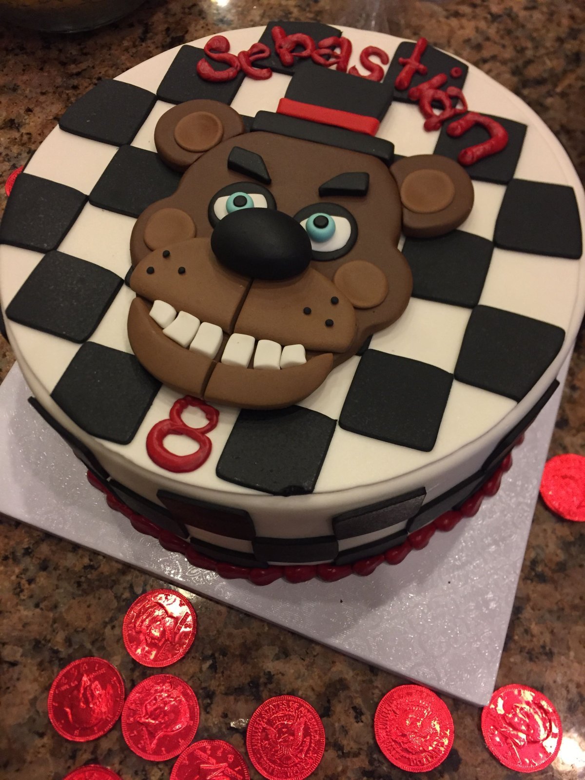 Торт Five Nights at Freddy's