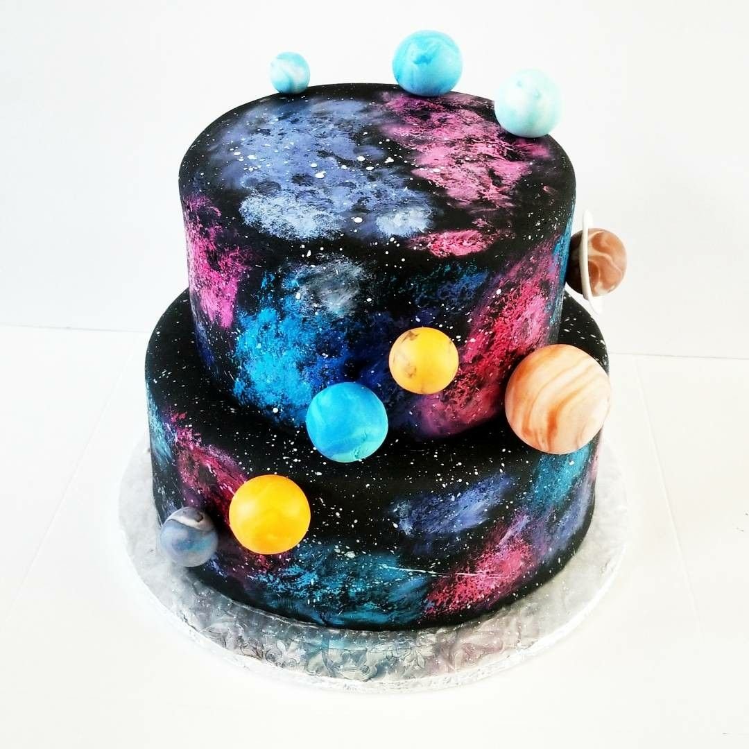 Детский торт космос