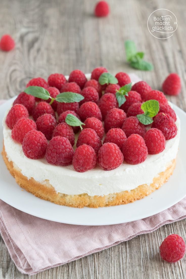 Малиновый кешью кейк