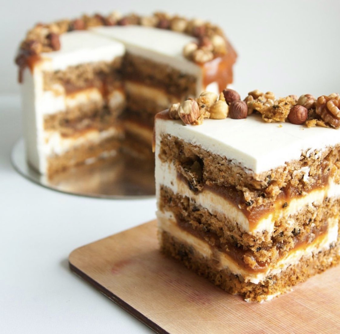 Королевский торт с грецкими орехами