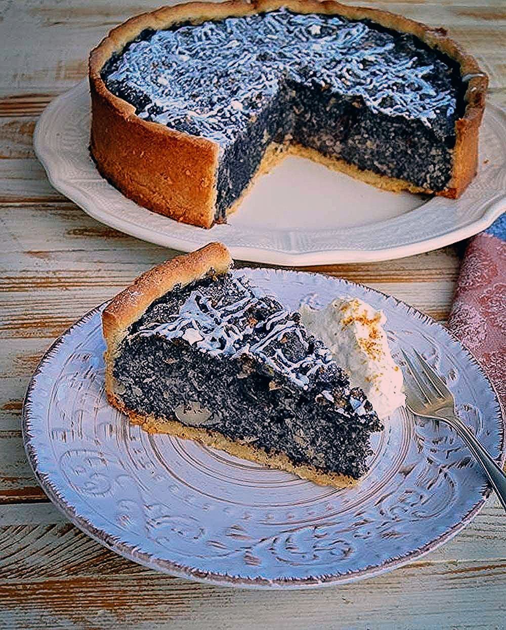 Маковый торт без муки
