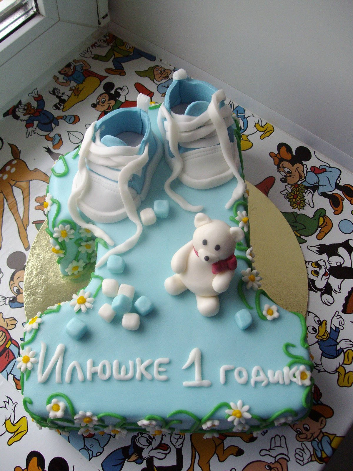 Торт на день рождения мальчику 1 годик