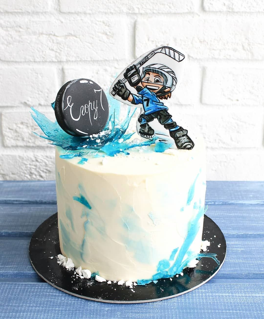 Торт для мальчика хоккеиста