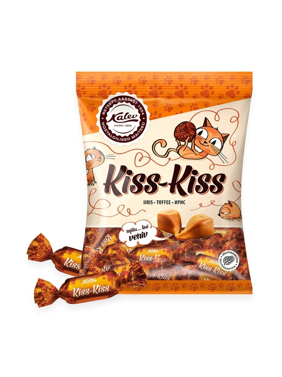 Конфеты Kalev Ирис Kiss-Kiss