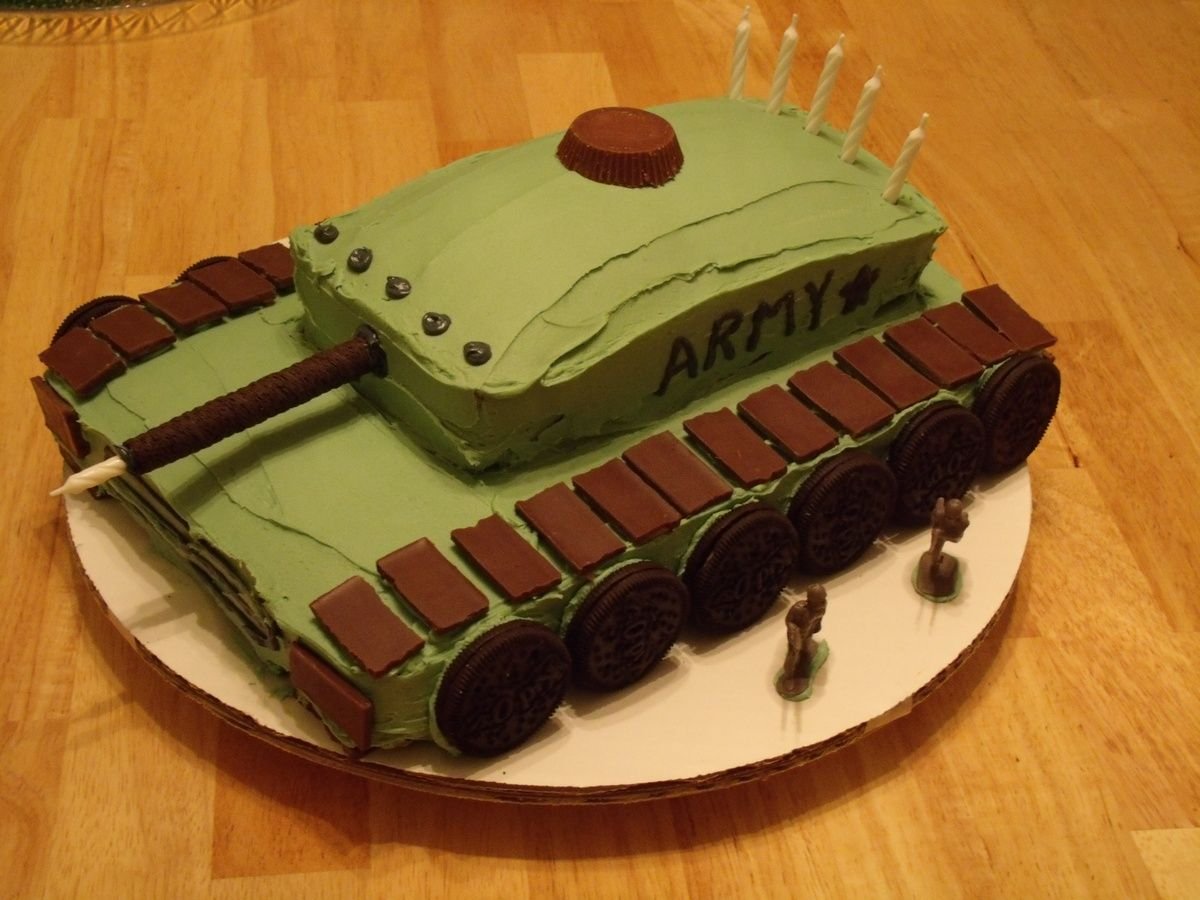 Торт танк своими руками - 55 фото