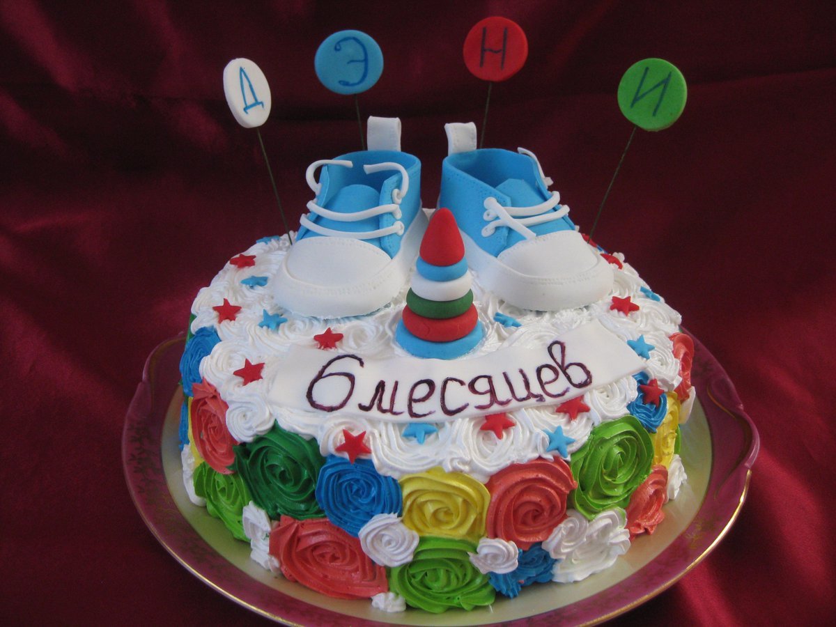 Детские торты на полгода