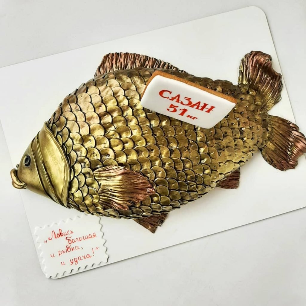 Торт рыба
