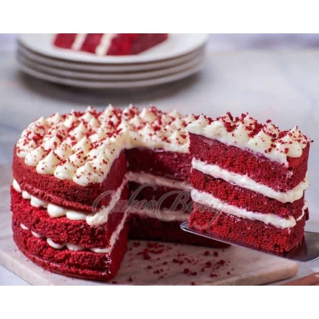 Торта "красный бархат" (Red Velvet).