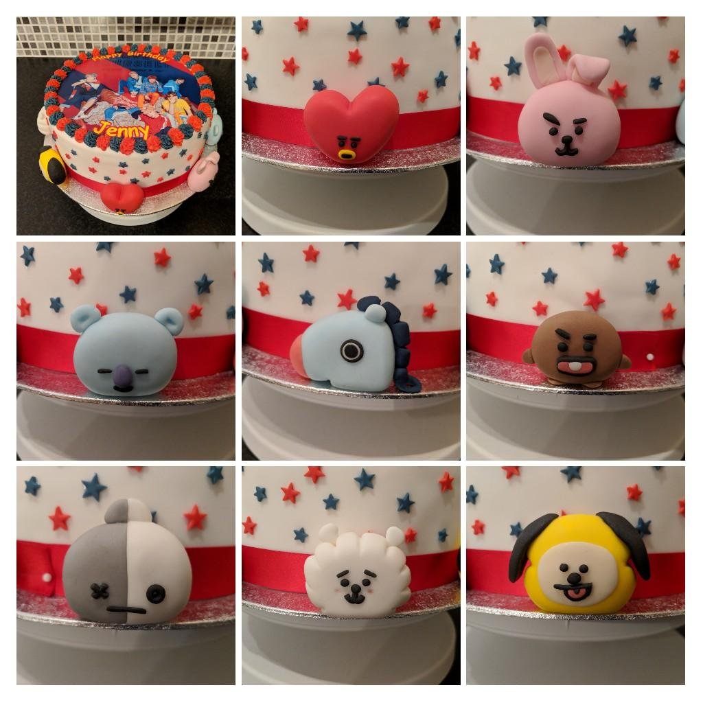 Торт для АРМИ BTS bt21