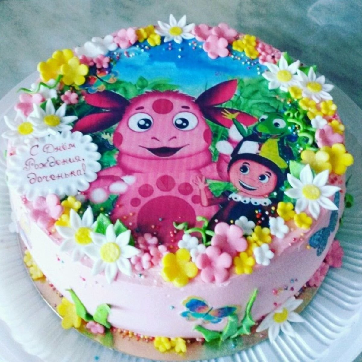 Детский торт лунтик
