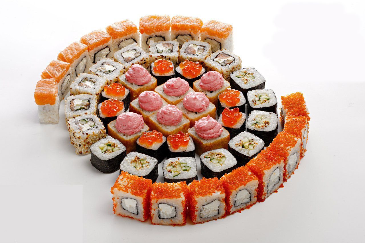 Большие наборы суши роллы фото 88