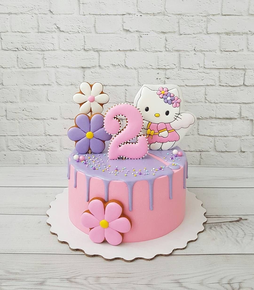 Торт для дочки на 2 года
