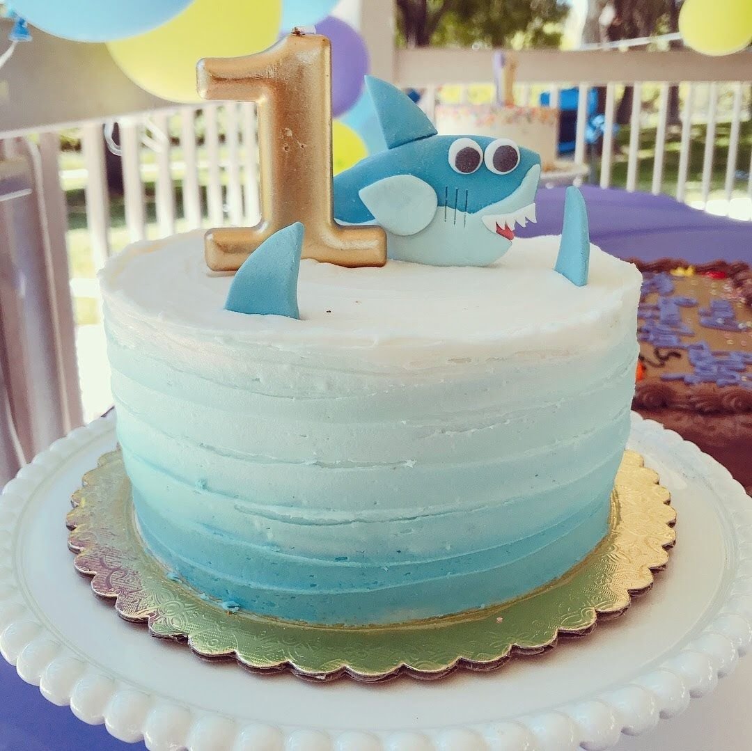 Baby Shark Cake 2 year old boys