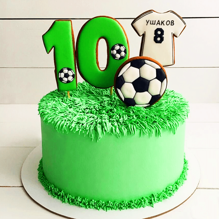 Торт для мальчика 9 лет футбол