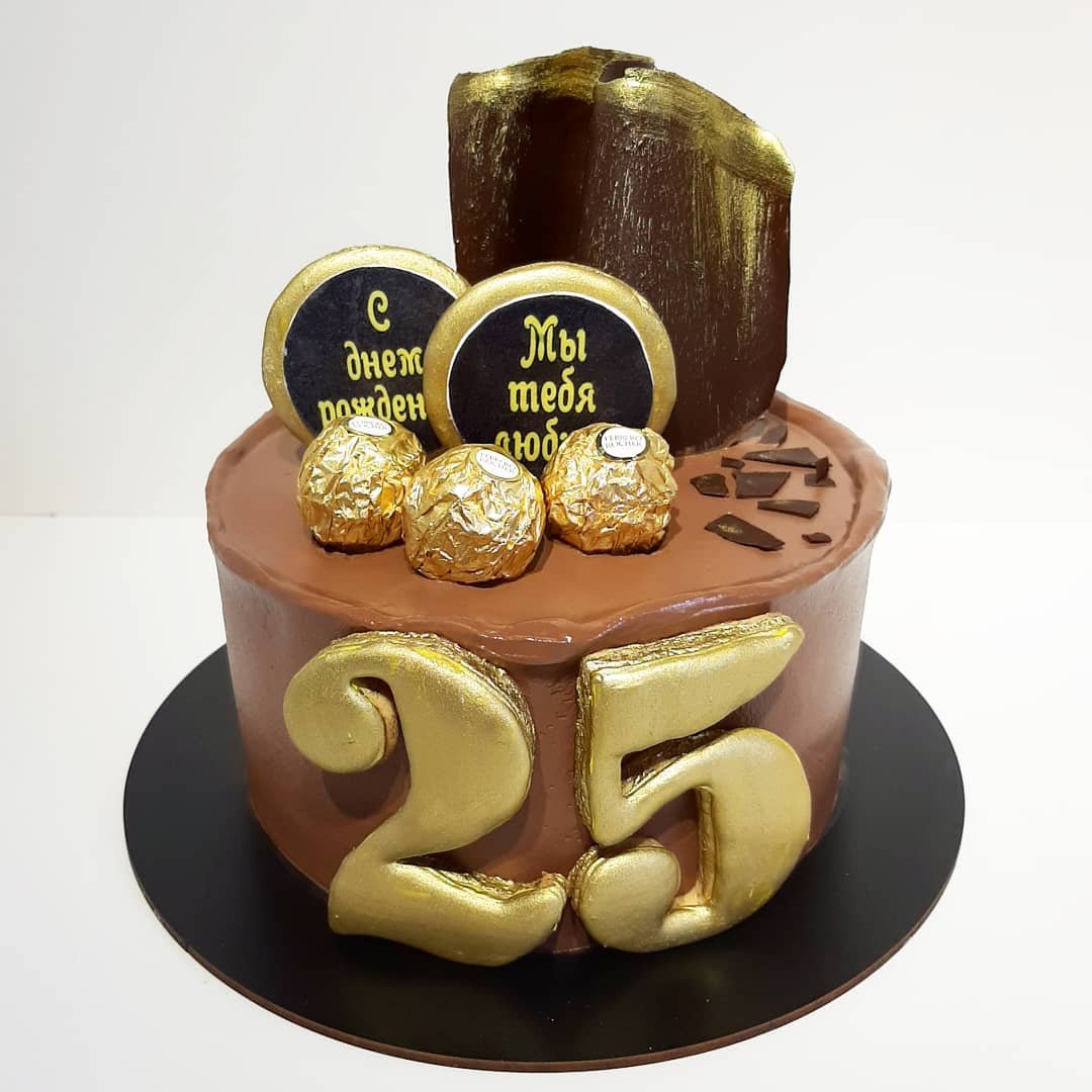 Торт на день рождения 25 лет