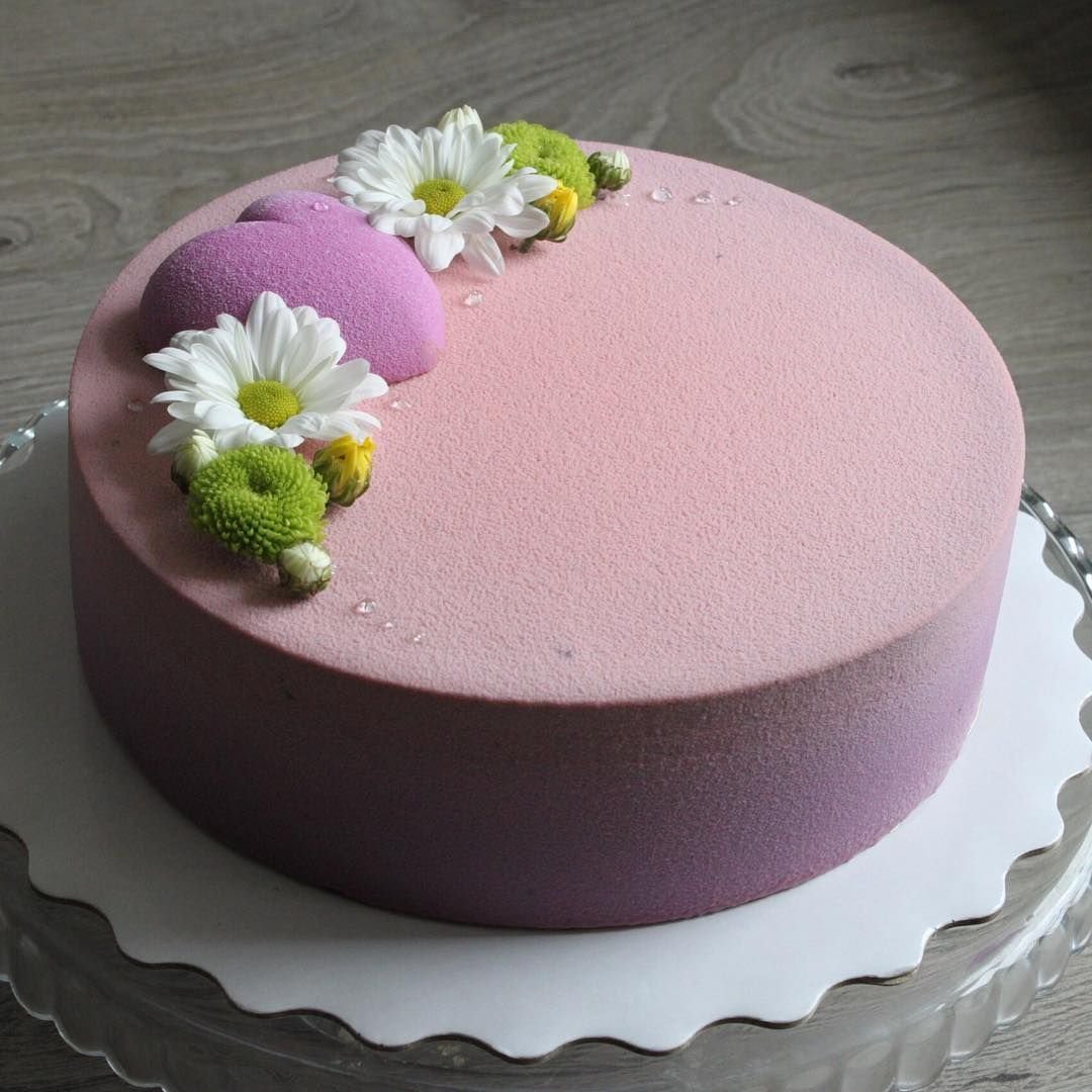 Муссовые пирожные с велюром