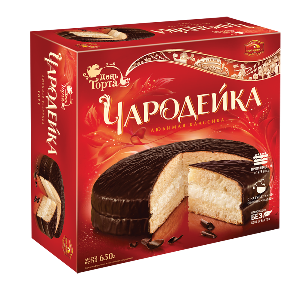 Заварной крем в торте Чародейка