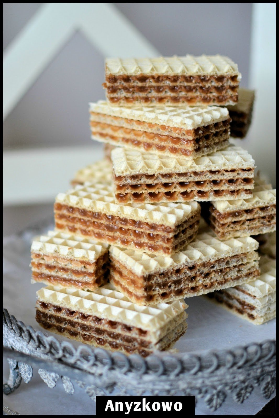 Вафли с черникой