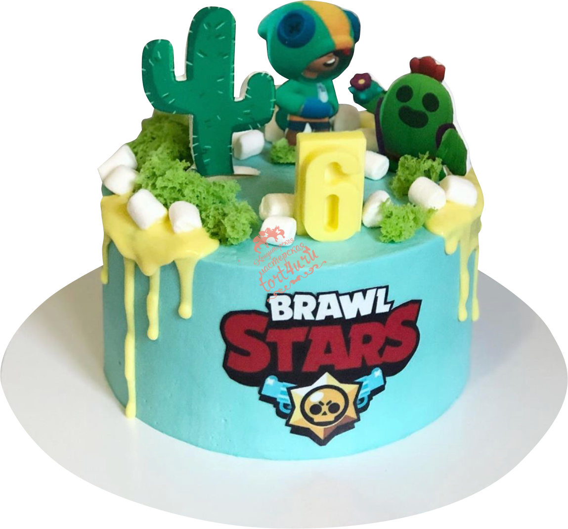 Торт Brawl Stars Amber