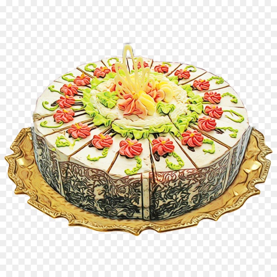 Торт отдельными кусочками