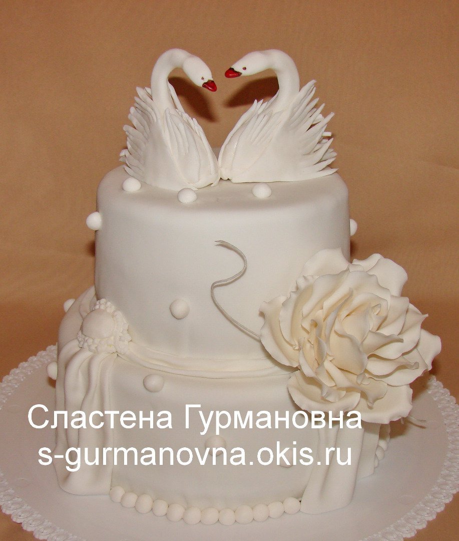 Торт «лебеди»