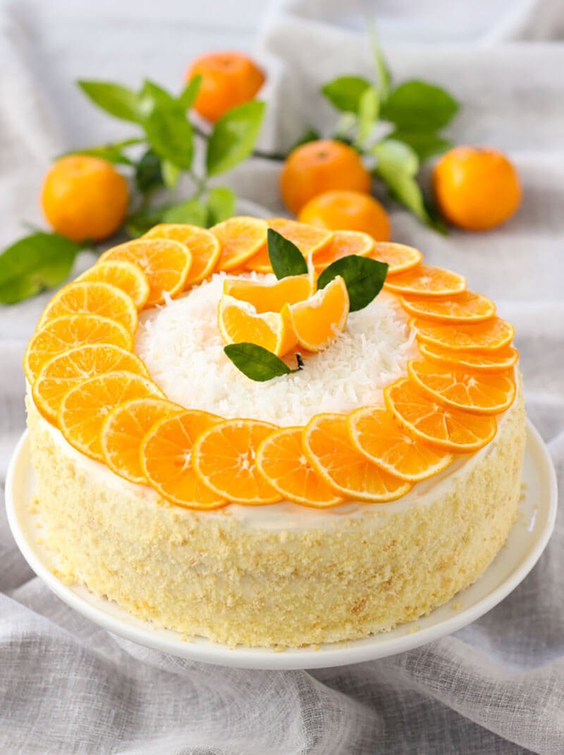Рамзи мандариновый чизкейк