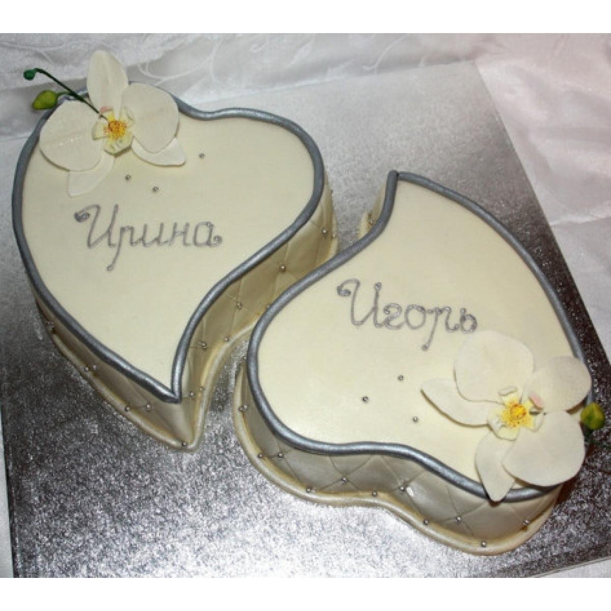 Торт на венчание без мастики