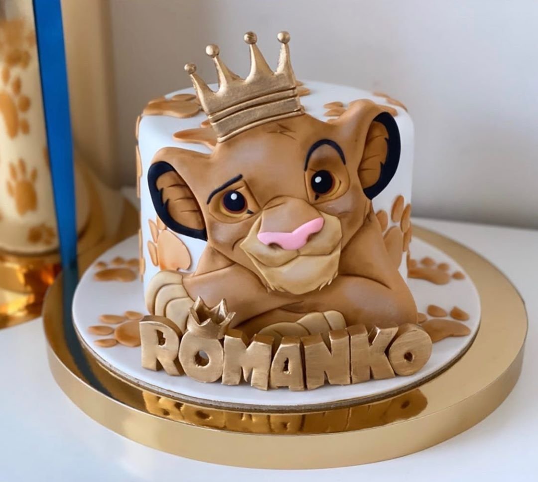 Торт король лев симба