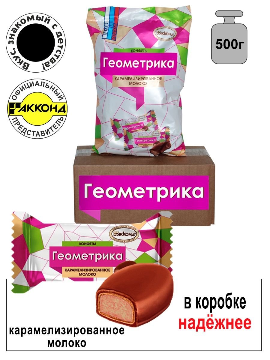 Конфеты Геометрика Акконд