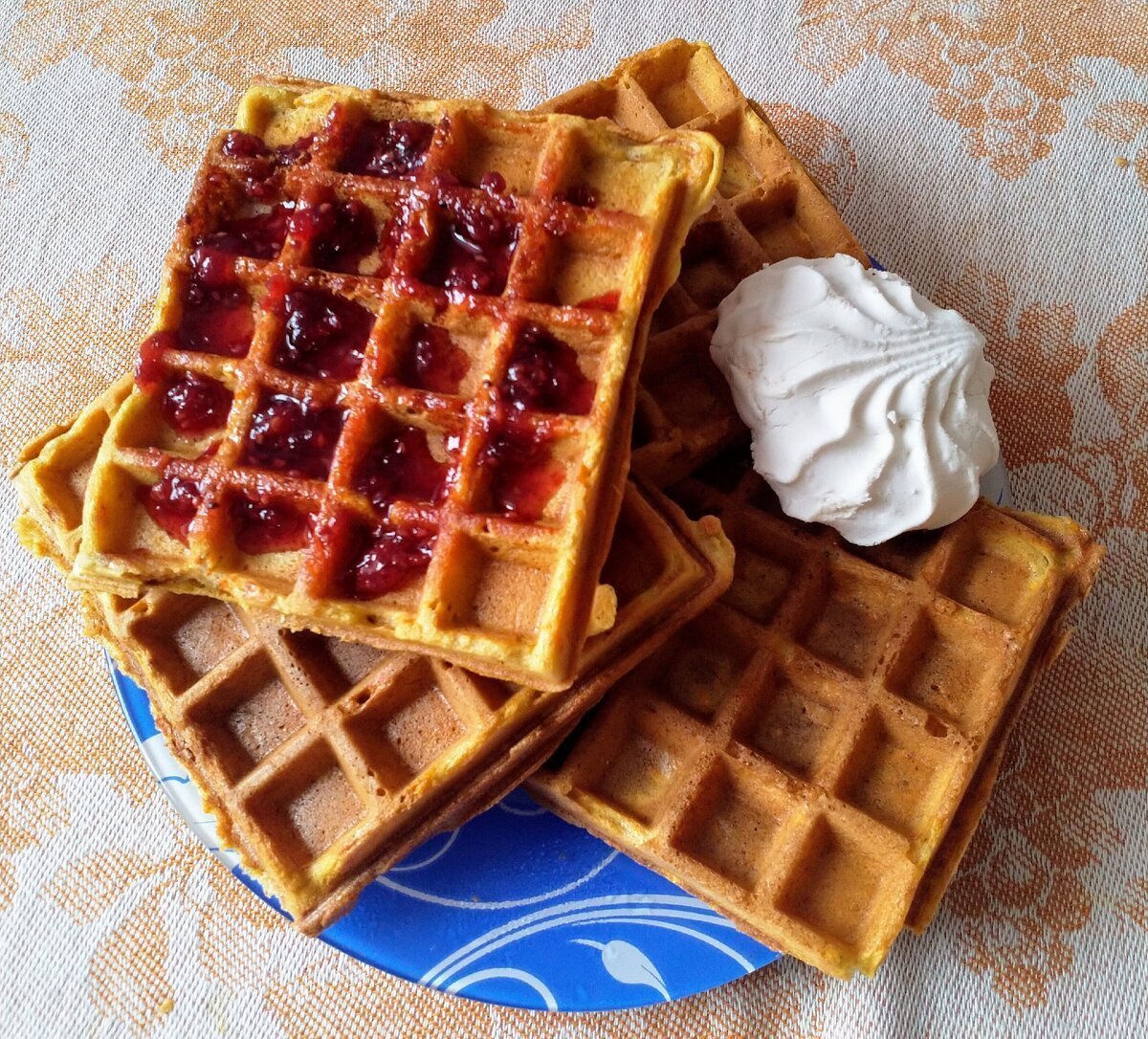 Пирожное из венских вафель