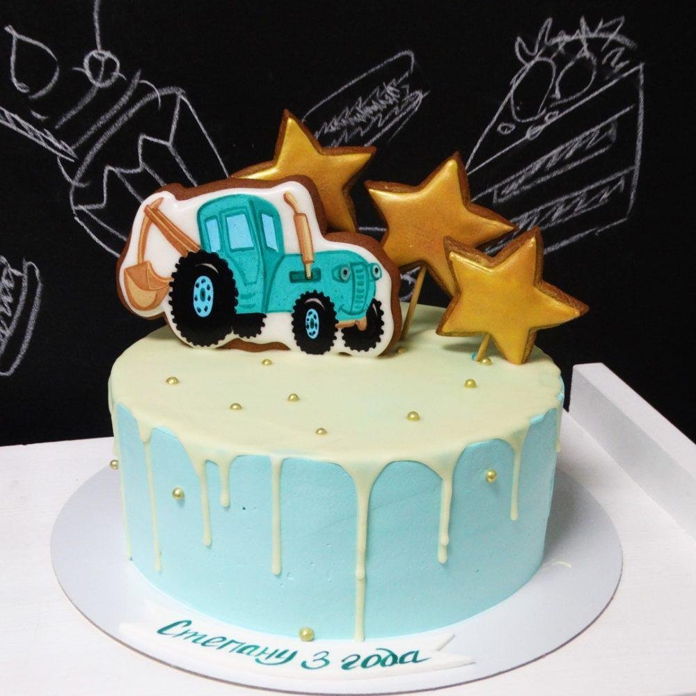 Торт синий трактор на 1. Торт «трактор». Торт синий трактор. Детский торт с трактором. Торт с трактором для мальчика 2 года.
