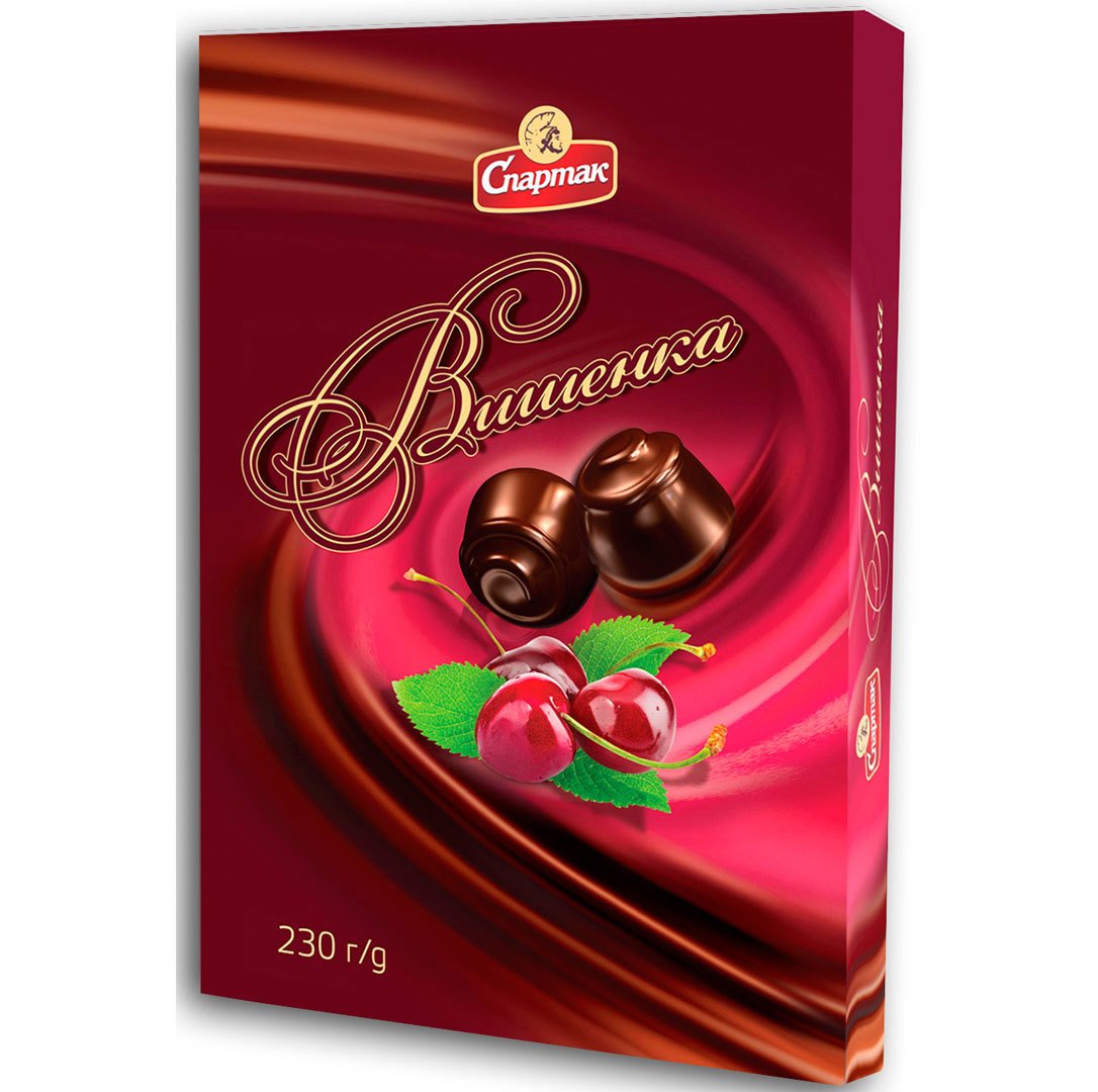Конфеты вишня в коньяке