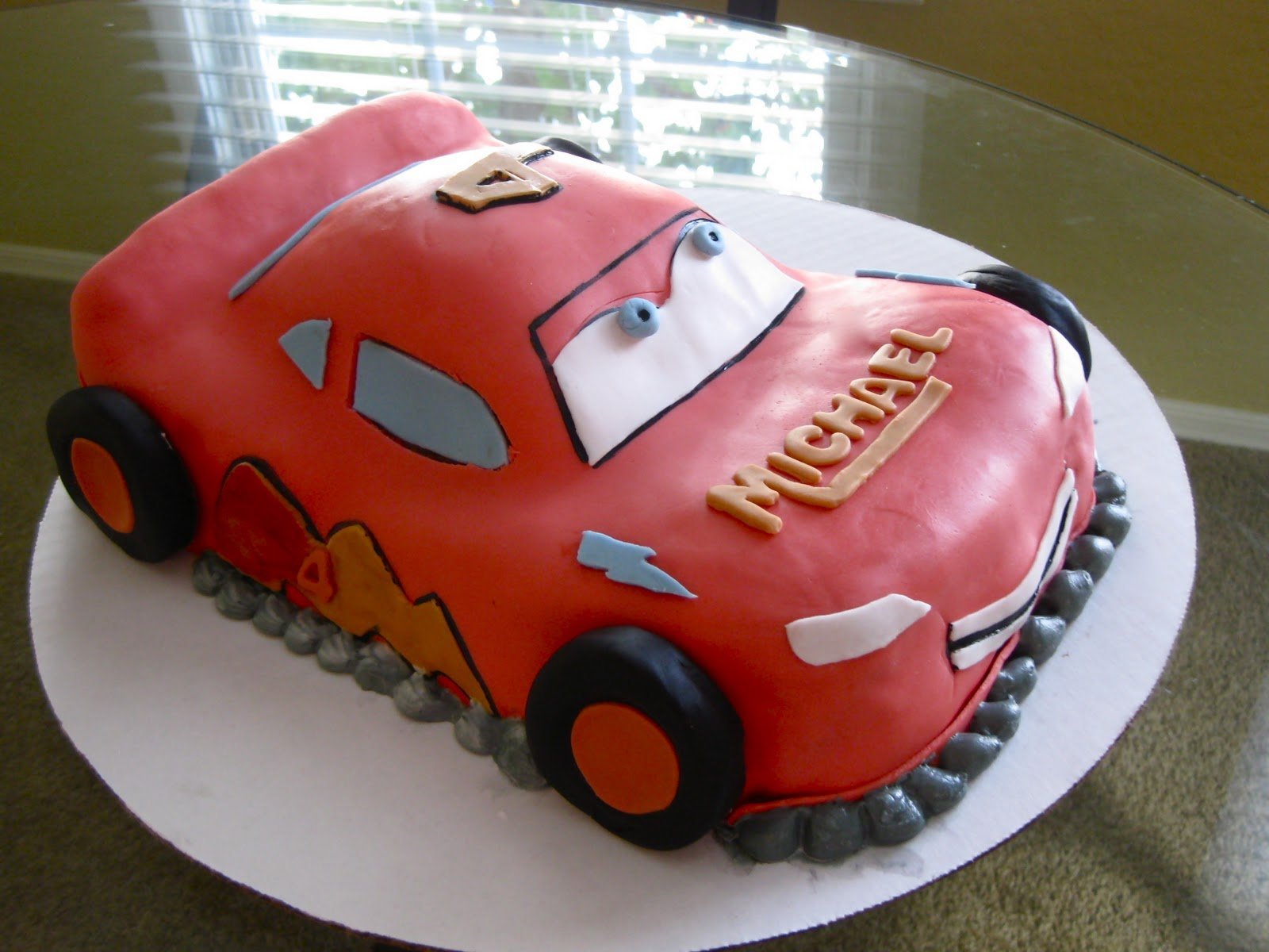 Торт машина на день рождения