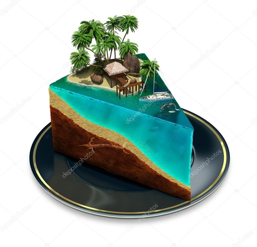 Торт море