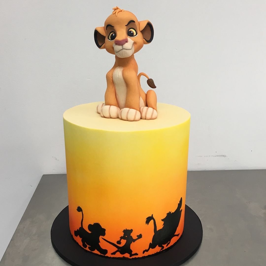 Детский торт король лев