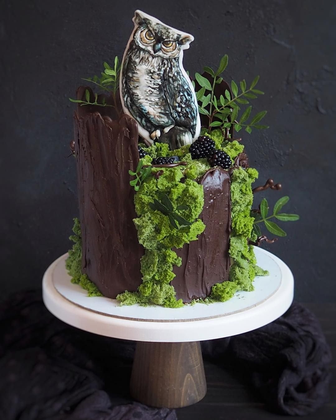 Торт лесной пень