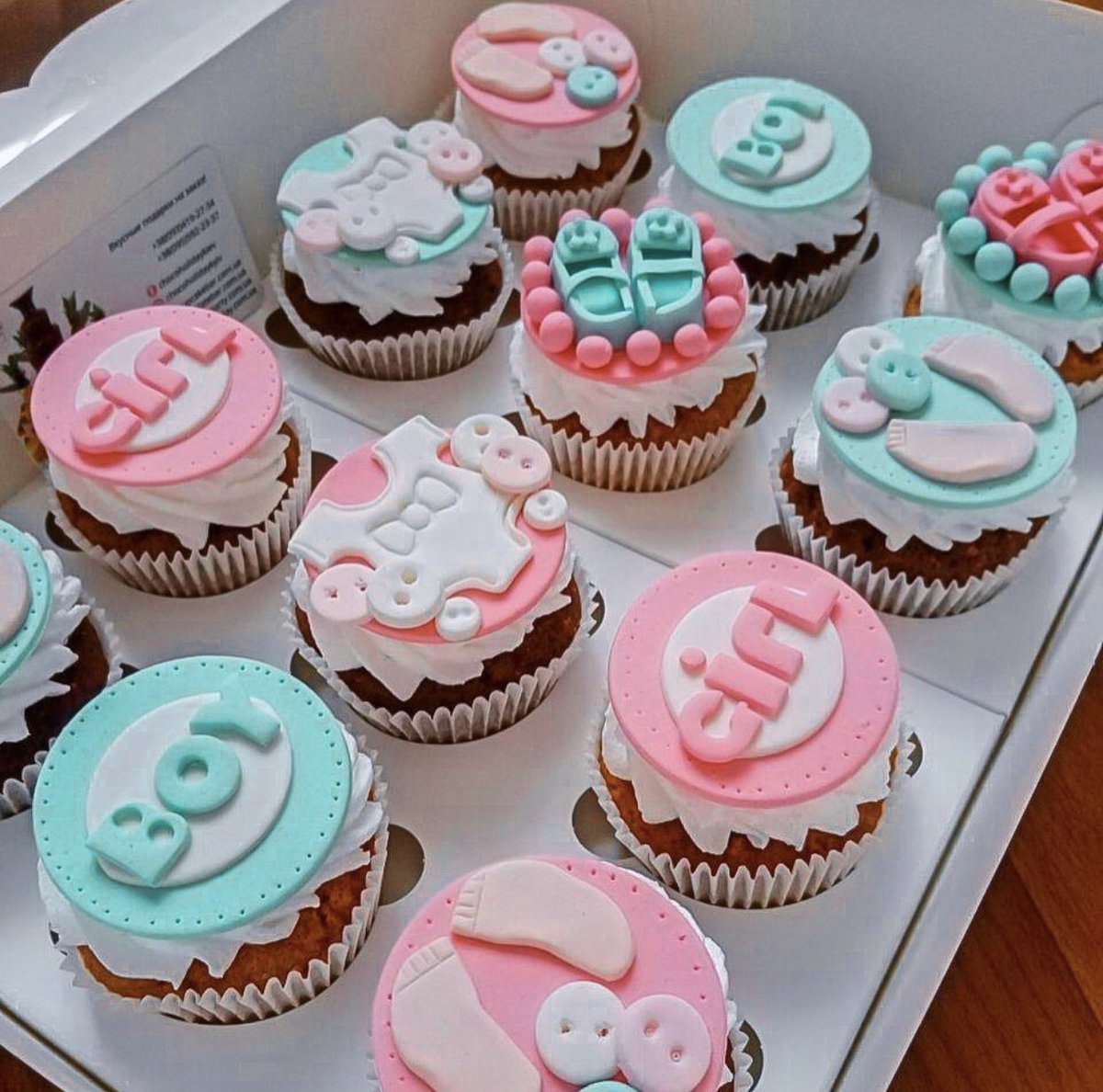 Gender Reveal Party торт