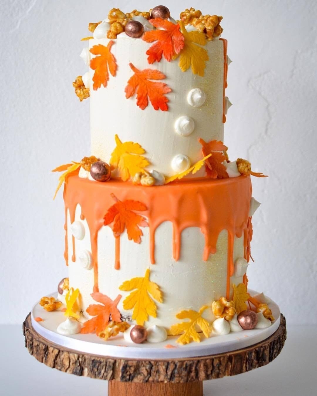 Торт на тему осень