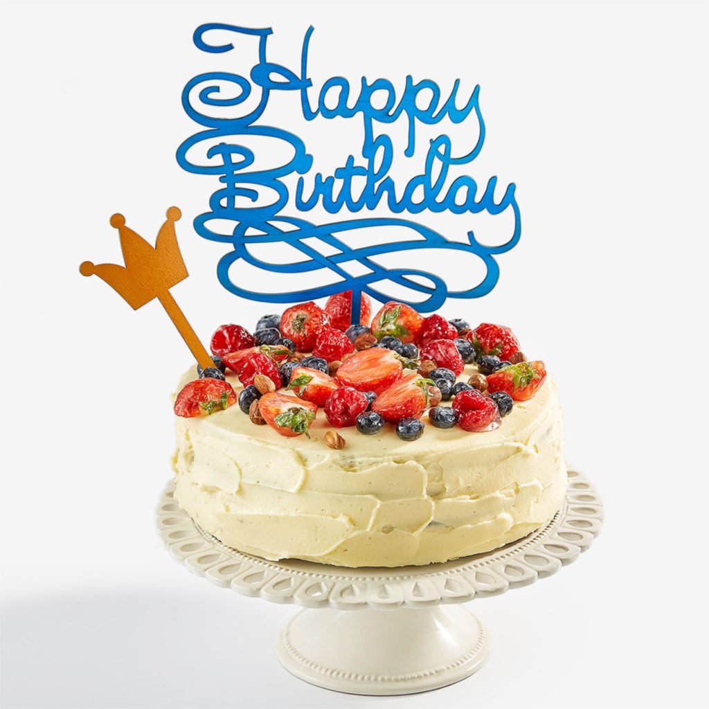 Табличка Happy Birthday на торт