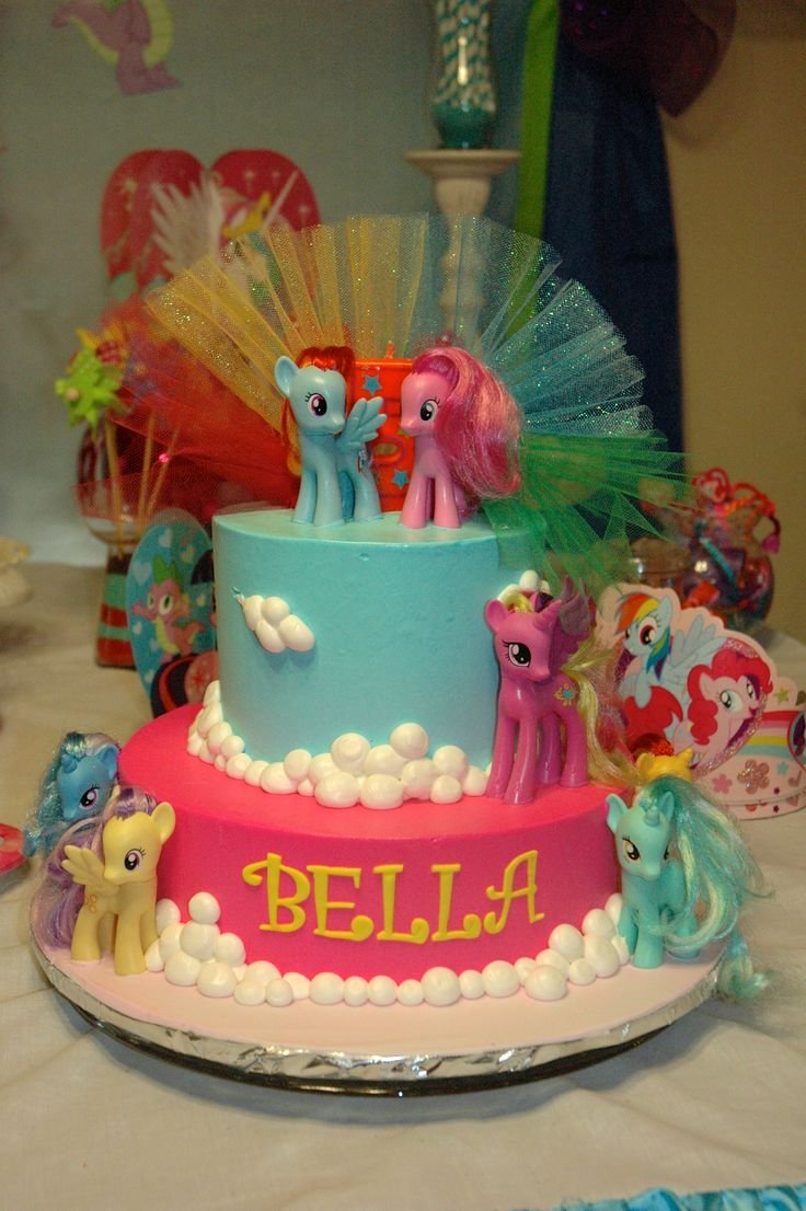 Торт на детский праздник my little Pony