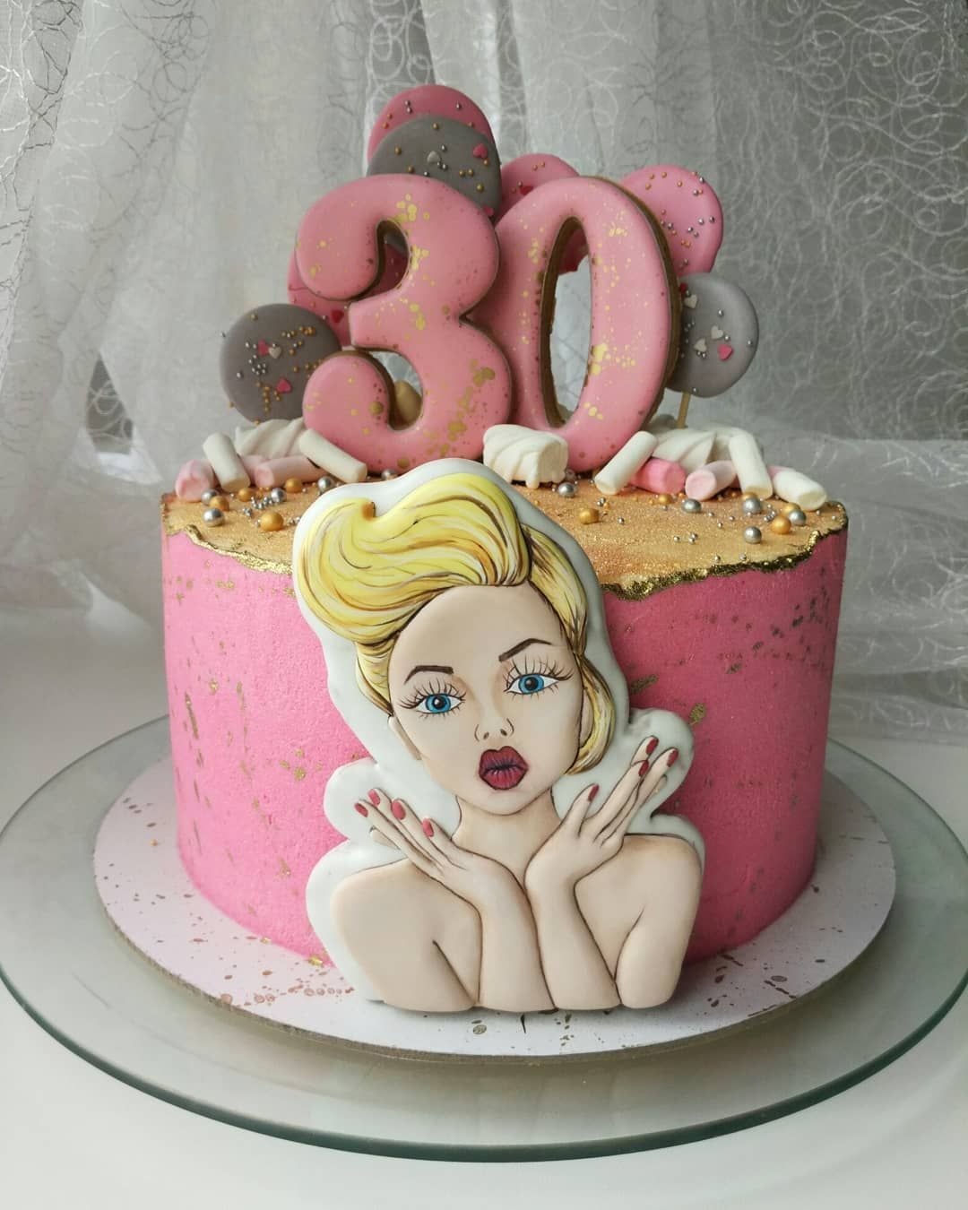 Торт близнецам на 50 лет