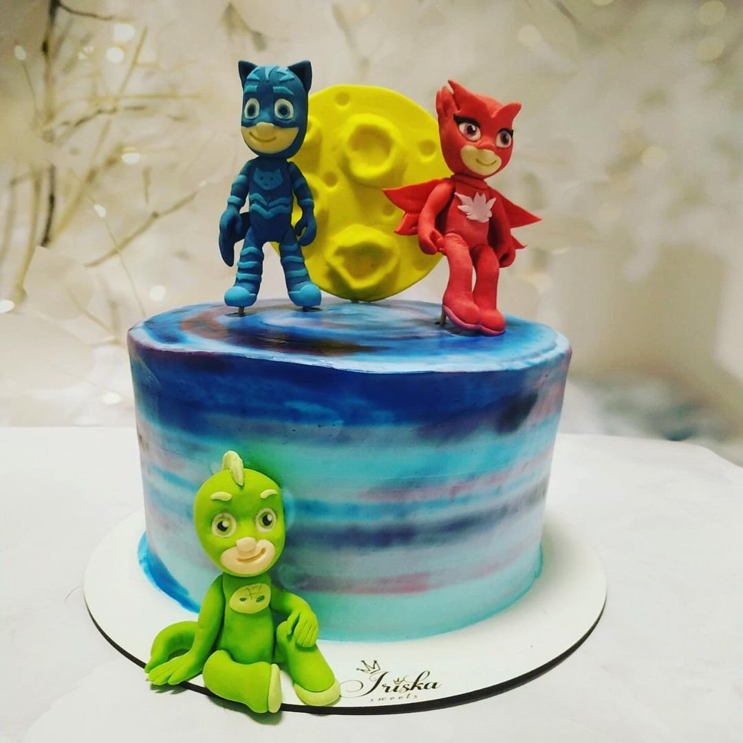 Торт герои в масках для мальчика 5 лет