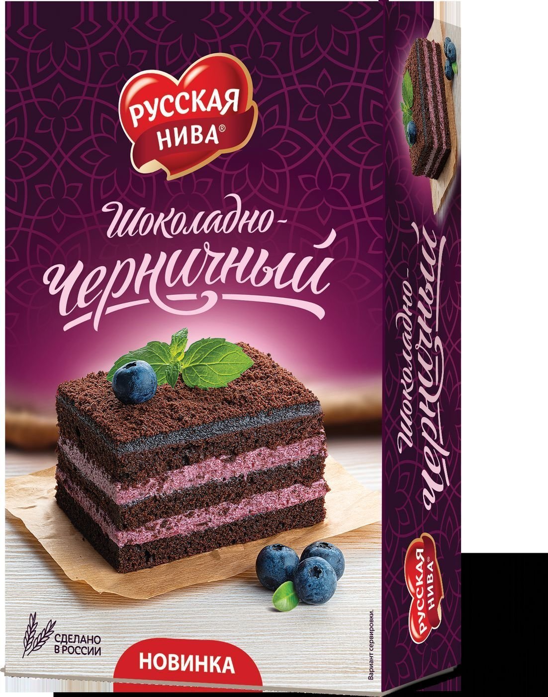 Торт черничный Нива Черноземья