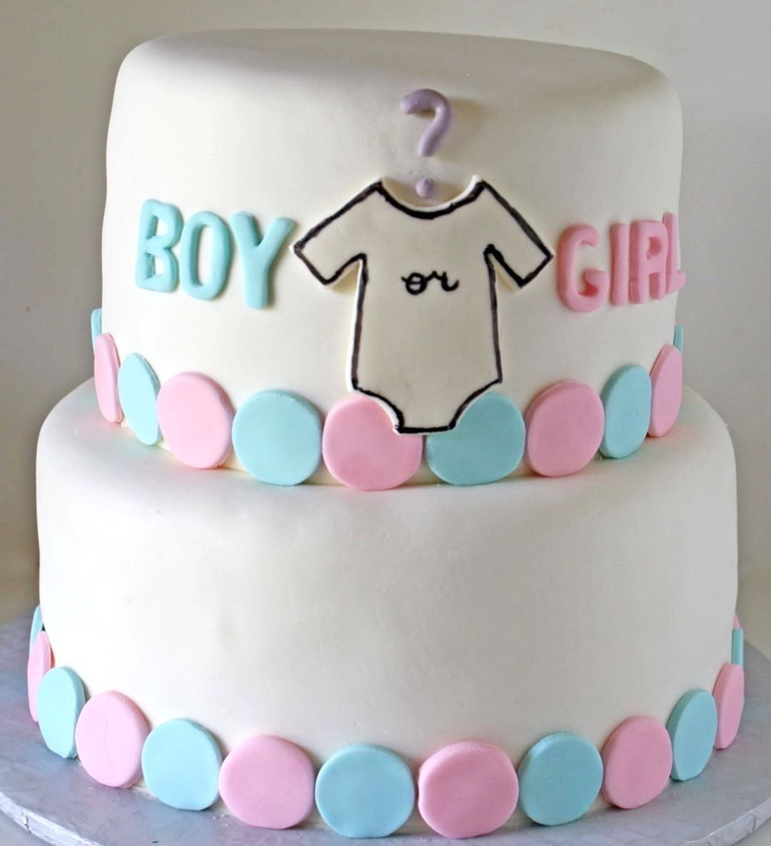 Gender Reveal Party торт