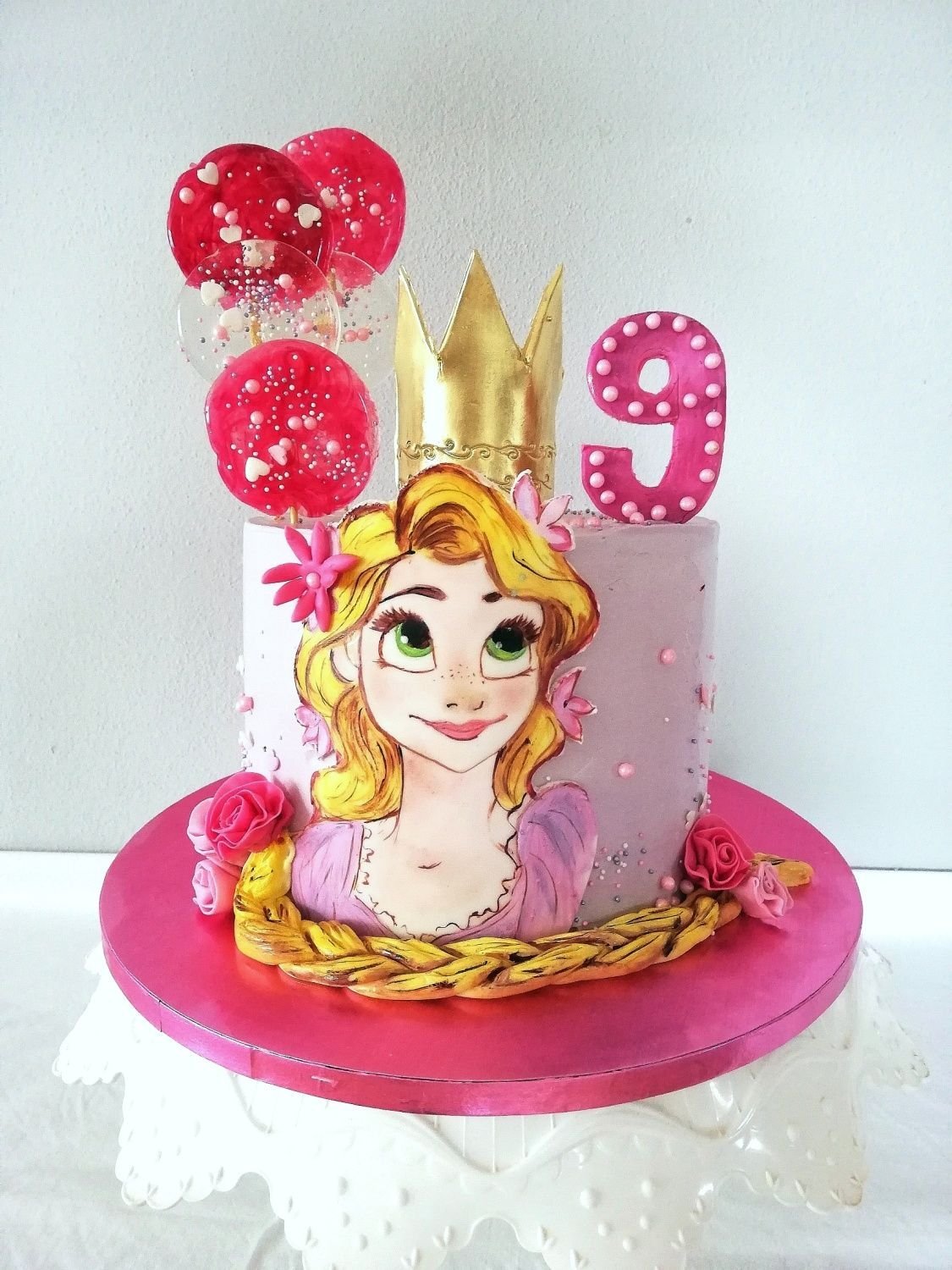 Торт в стиле принцессы