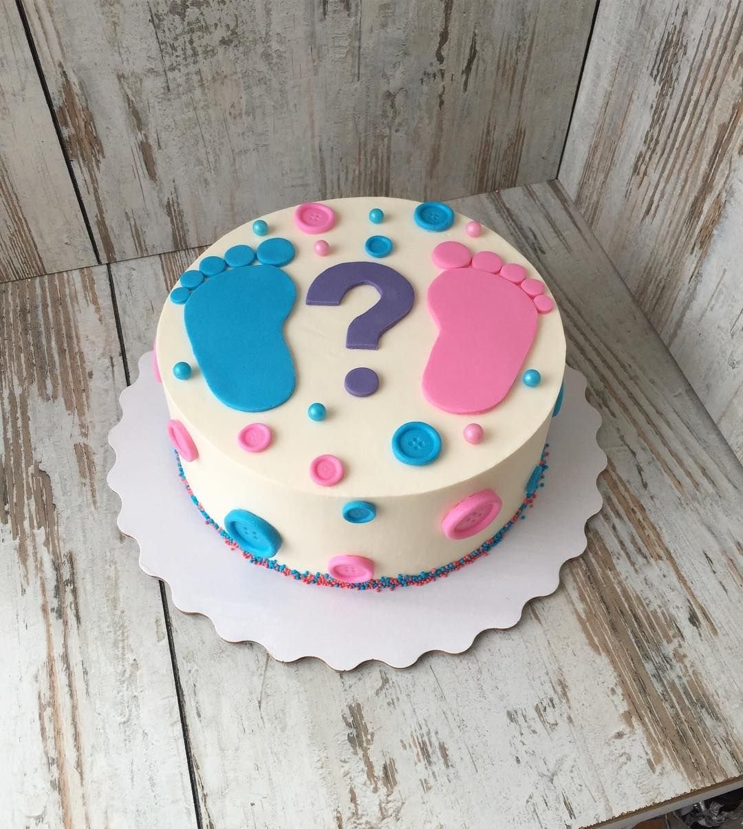 Gender Reveal торт