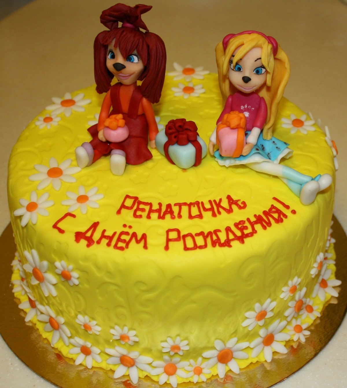 Торт барбоскины с пряниками