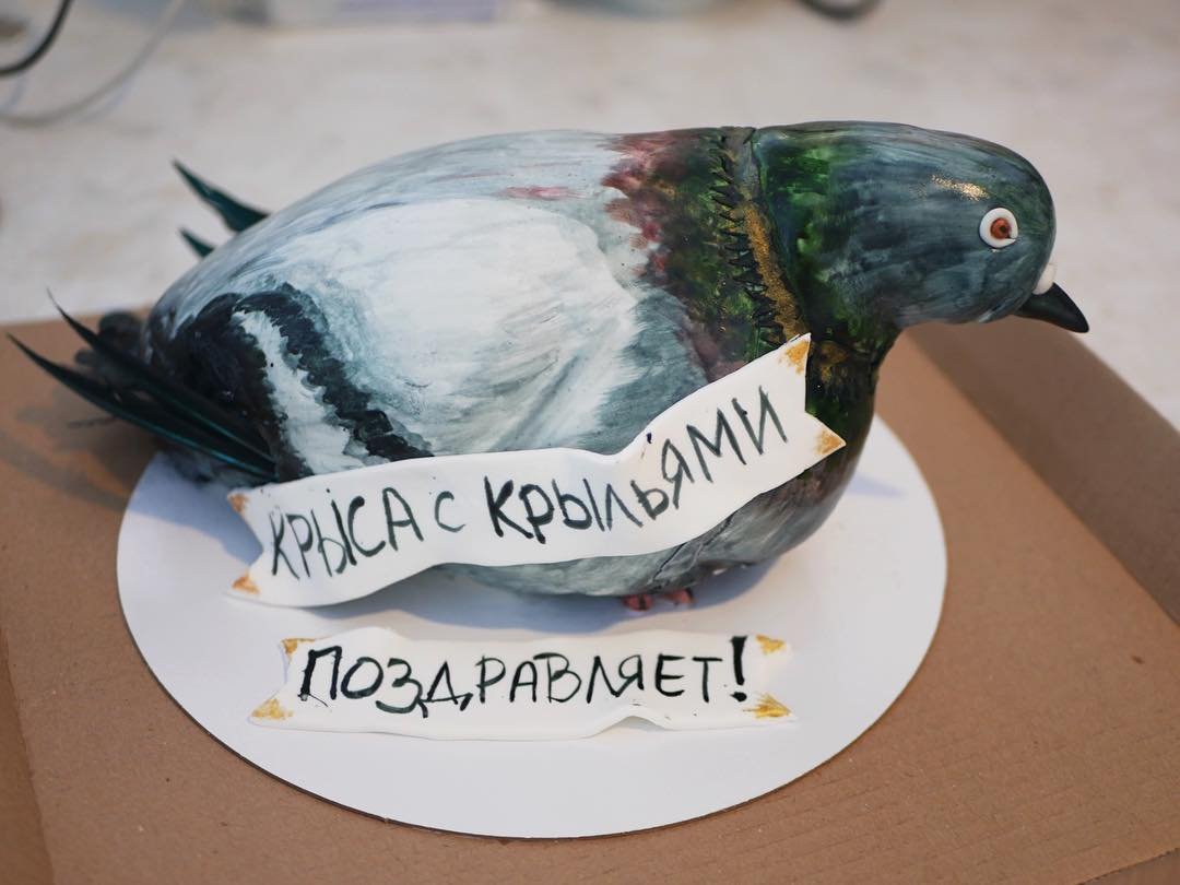 Оригинальные детские торты с птицами