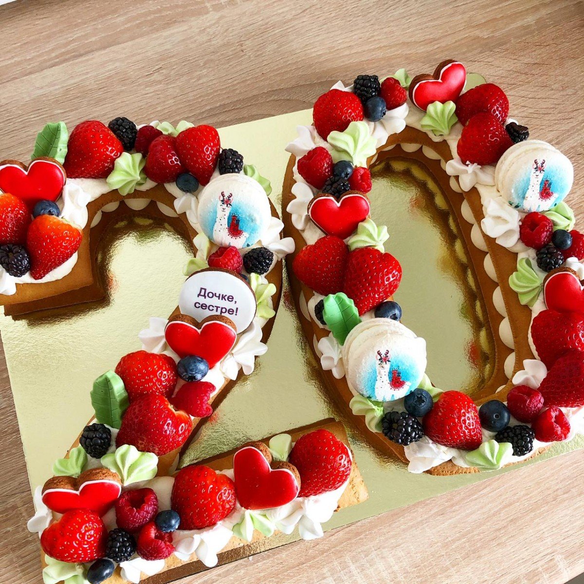 Торт цифра 35 для женщин