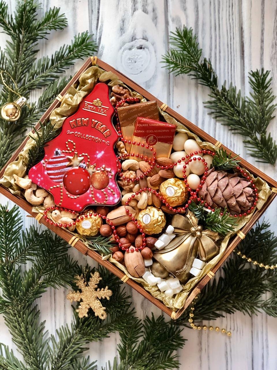 Новогодняя коробка для конфет